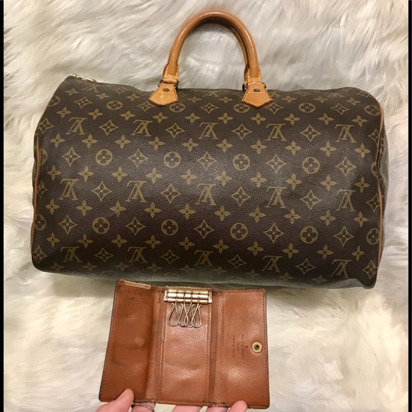 Authentic Louis Vuitton Speedy 40 Tote #3.1Nj - Picture 4 of 8